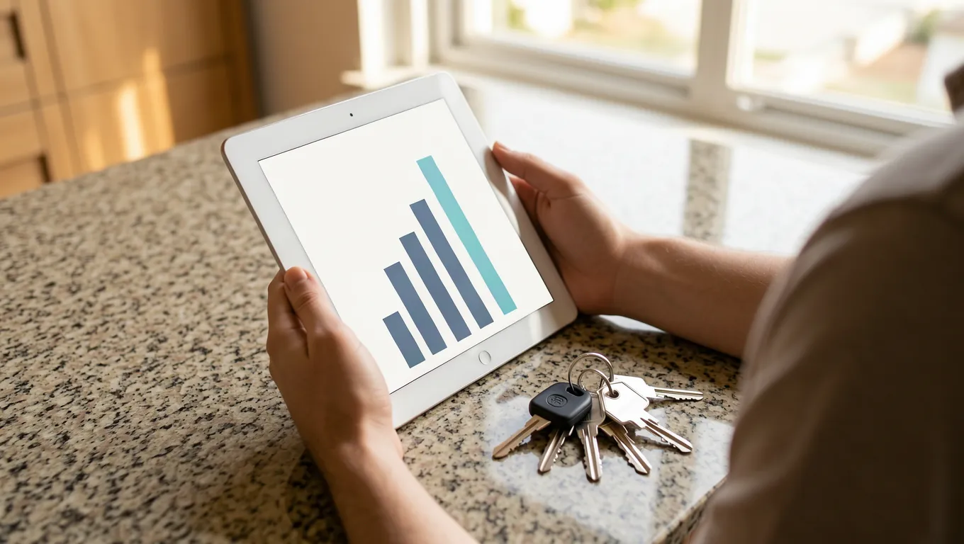 Using a digital device to manage home renovation finances