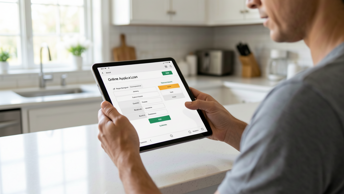 Arizona resident taking action with a personal loan application