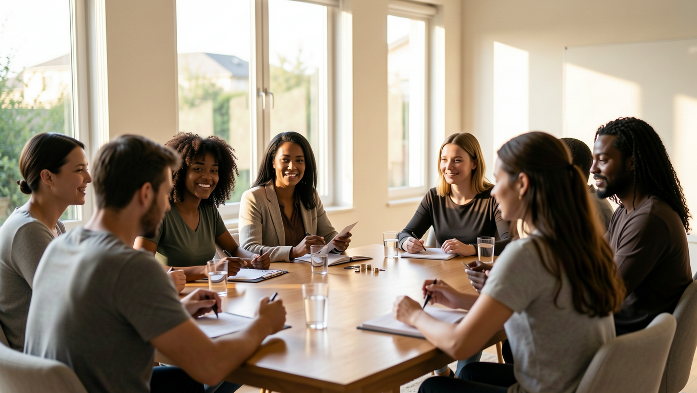 People discussing personal loan options in Arizona.