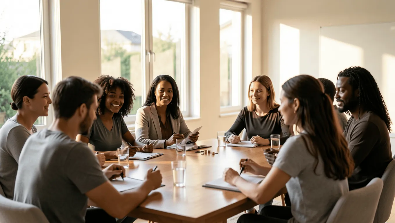 People discussing personal loan options in Arizona.