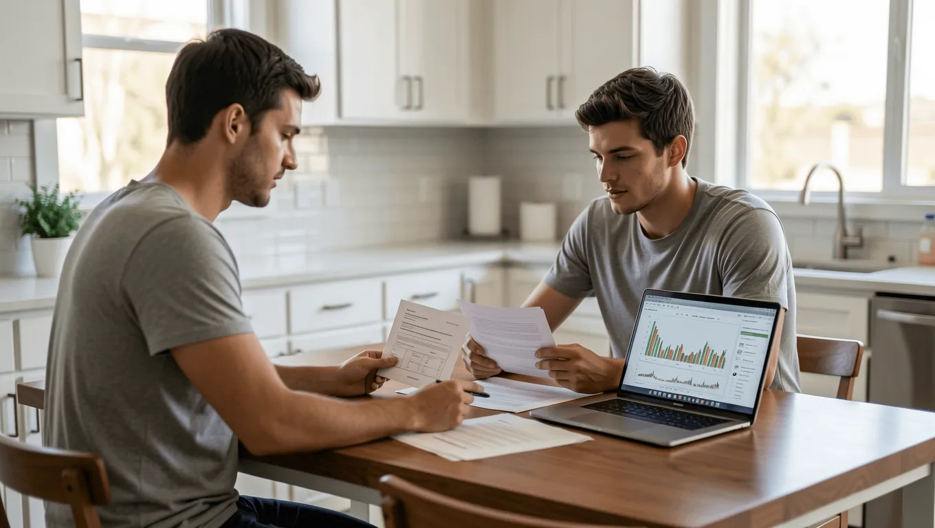 Couple reviewing personal loans in Phoenix Arizona for 2026.