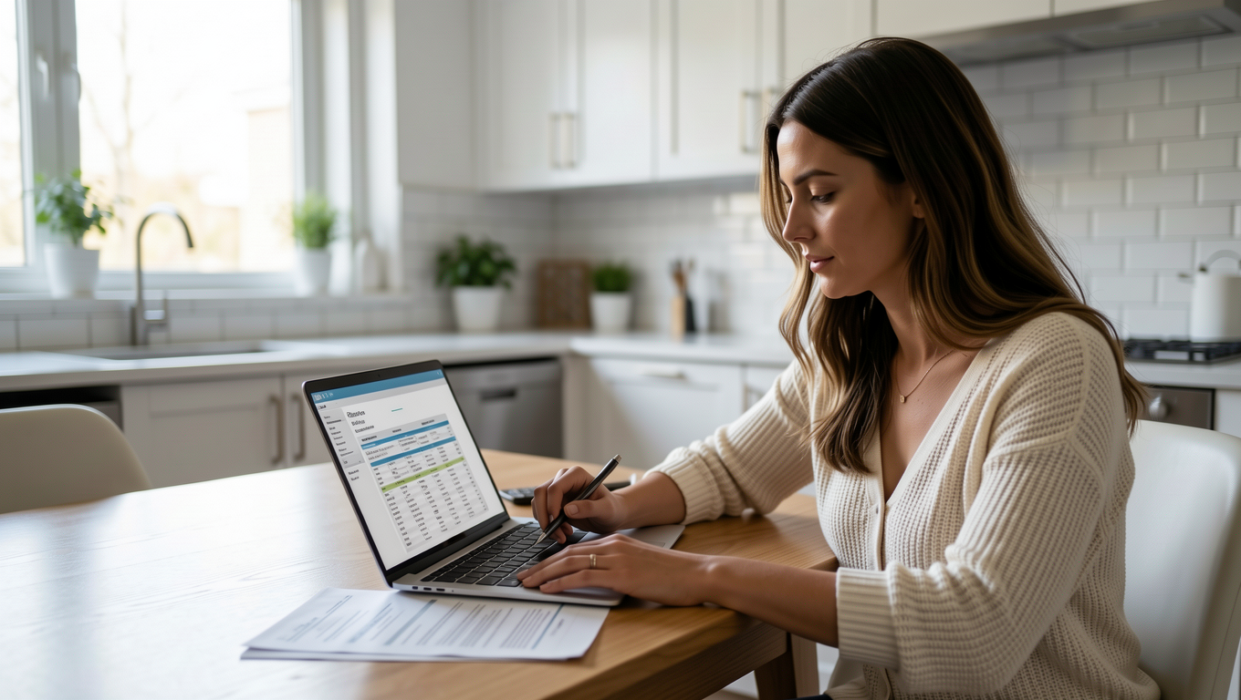 Woman reviewing $1000 loan approval in Arizona