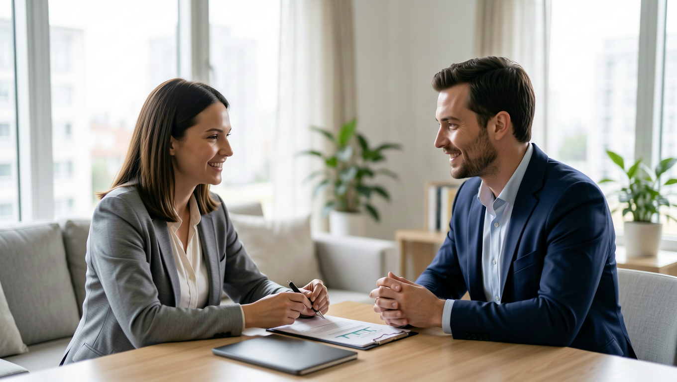 Couple discussing $1000 loan options in Arizona