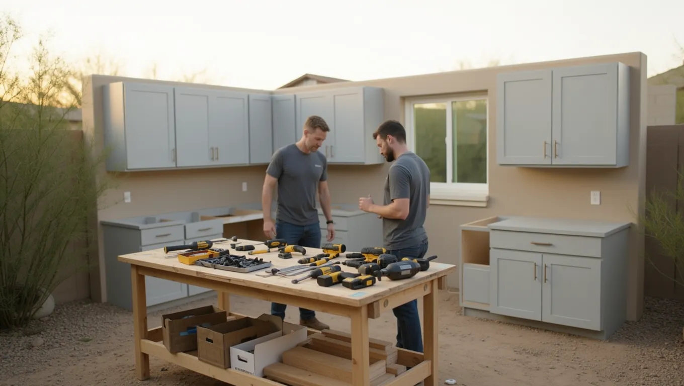 Home Kitchen Remodel Funded by $2500 Loan in Arizona