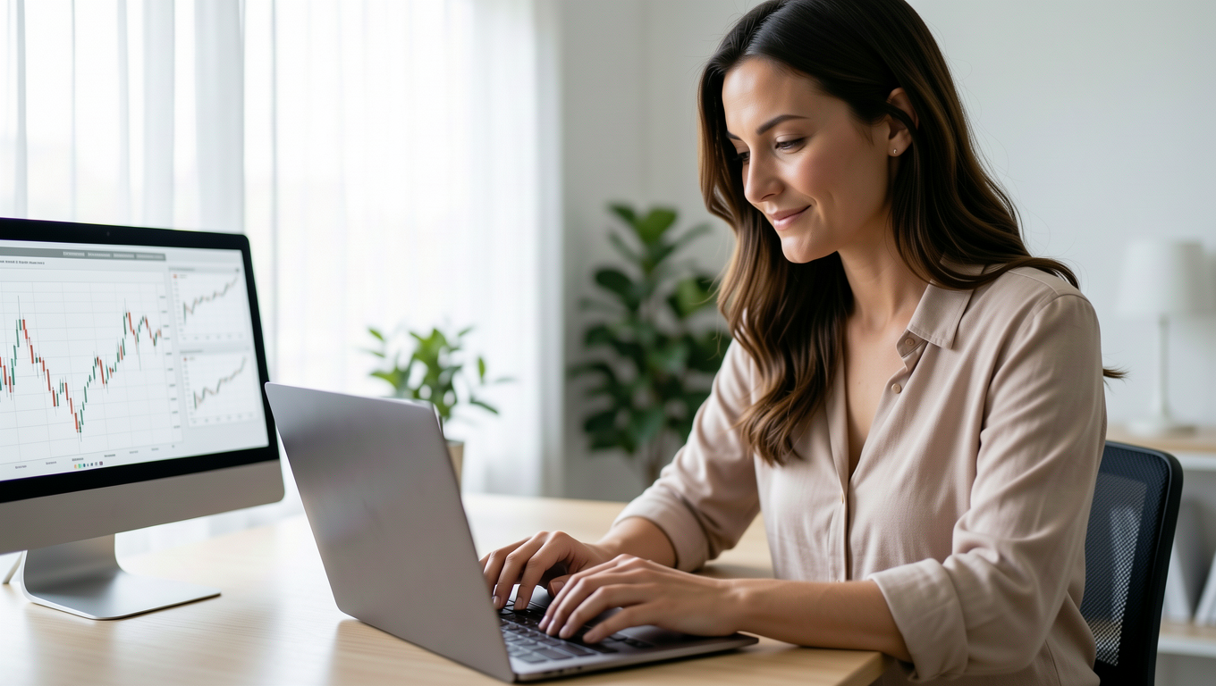 Woman planning finances using $25000 loan to consolidate debt in Arizona.