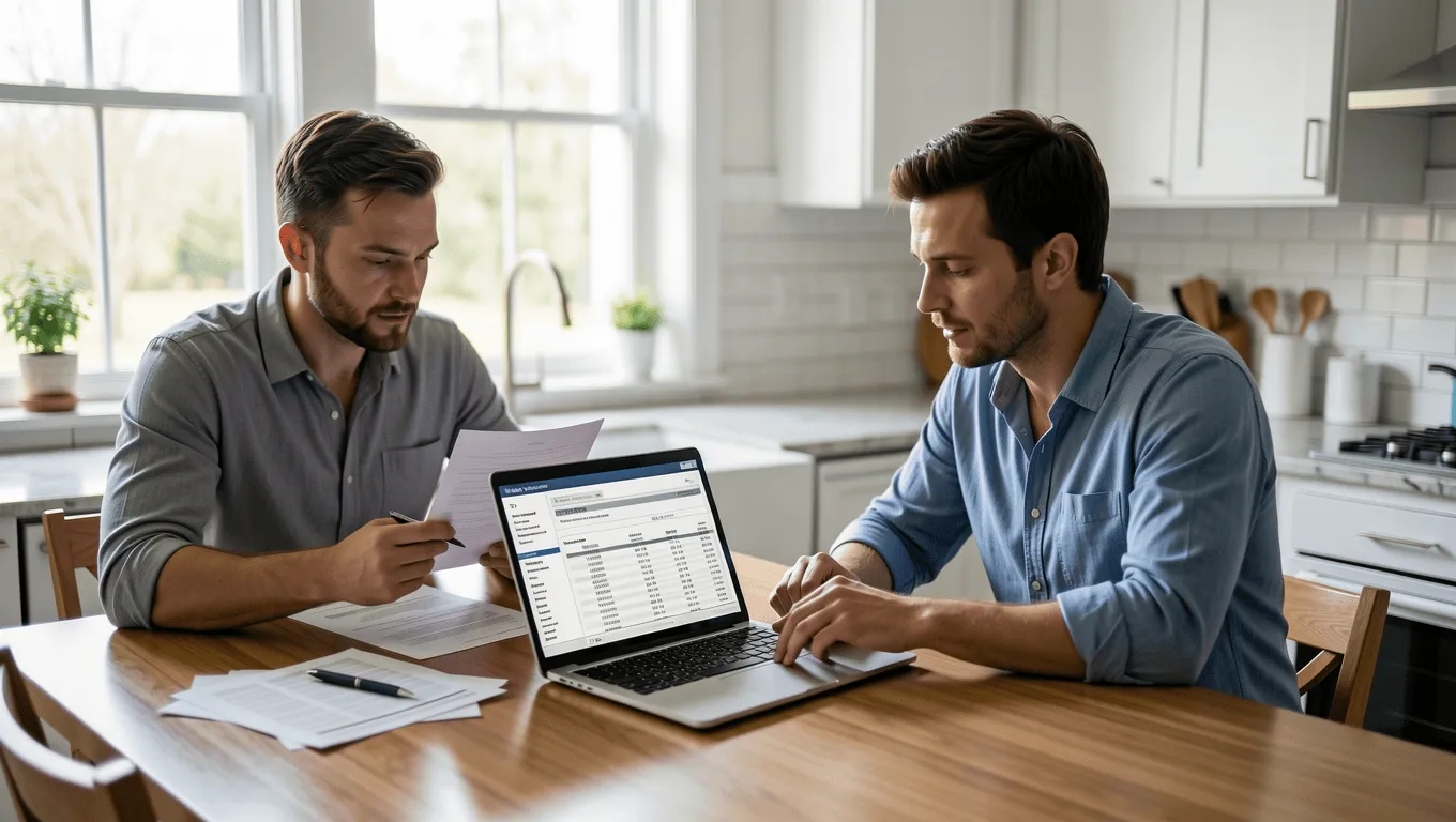 Couple reviewing $50,000 personal loan approval in Arizona