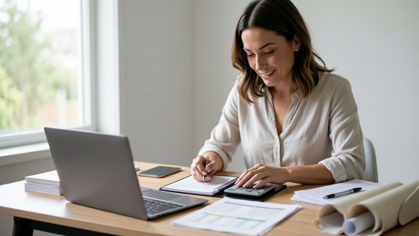 Woman planning finances for $50,000 loan in Arizona