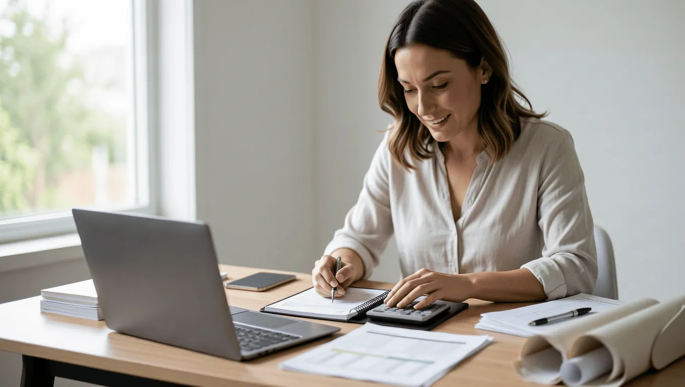 Woman planning finances for $50,000 loan in Arizona